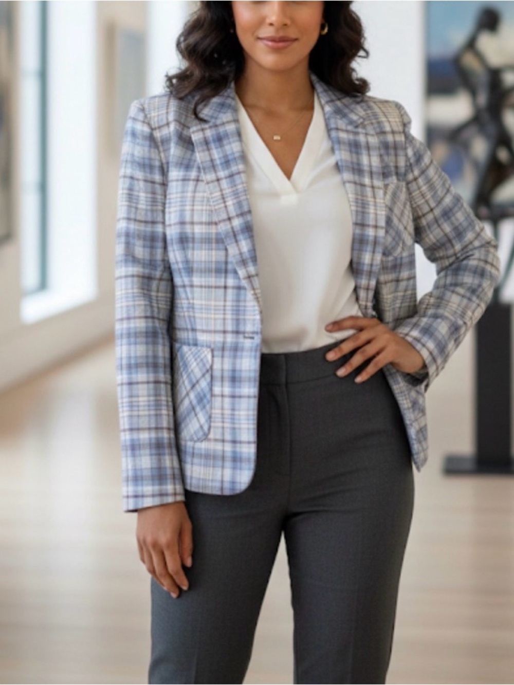 Vintage Pendleton Wool Plaid Blazer
